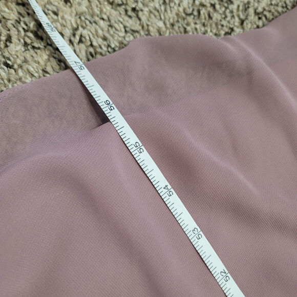 Elegant Mauve Off-Shoulder Maxi Dress - Picture 8 of 11